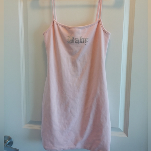 Pink rhinestone dress - Picture 8 of 8